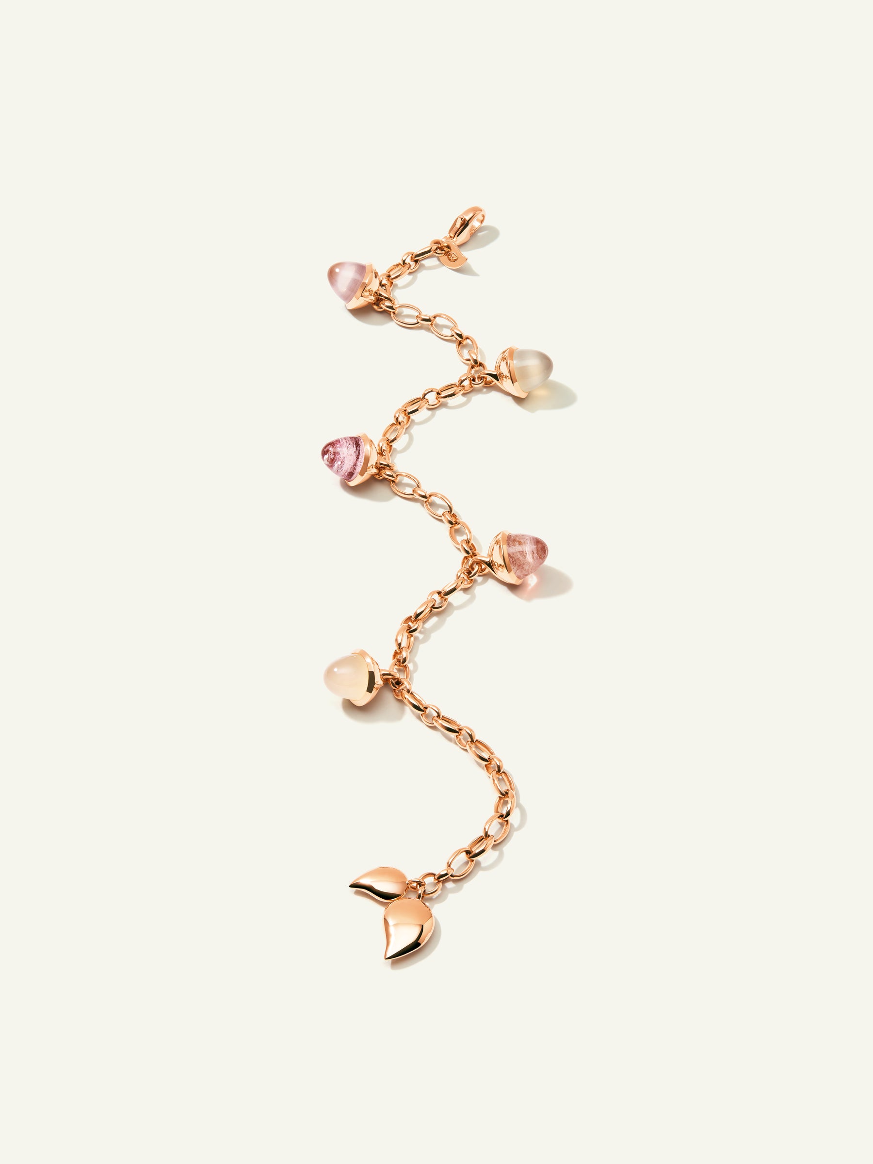 MIKADO Flamenco Charm Armband in 'Blush'