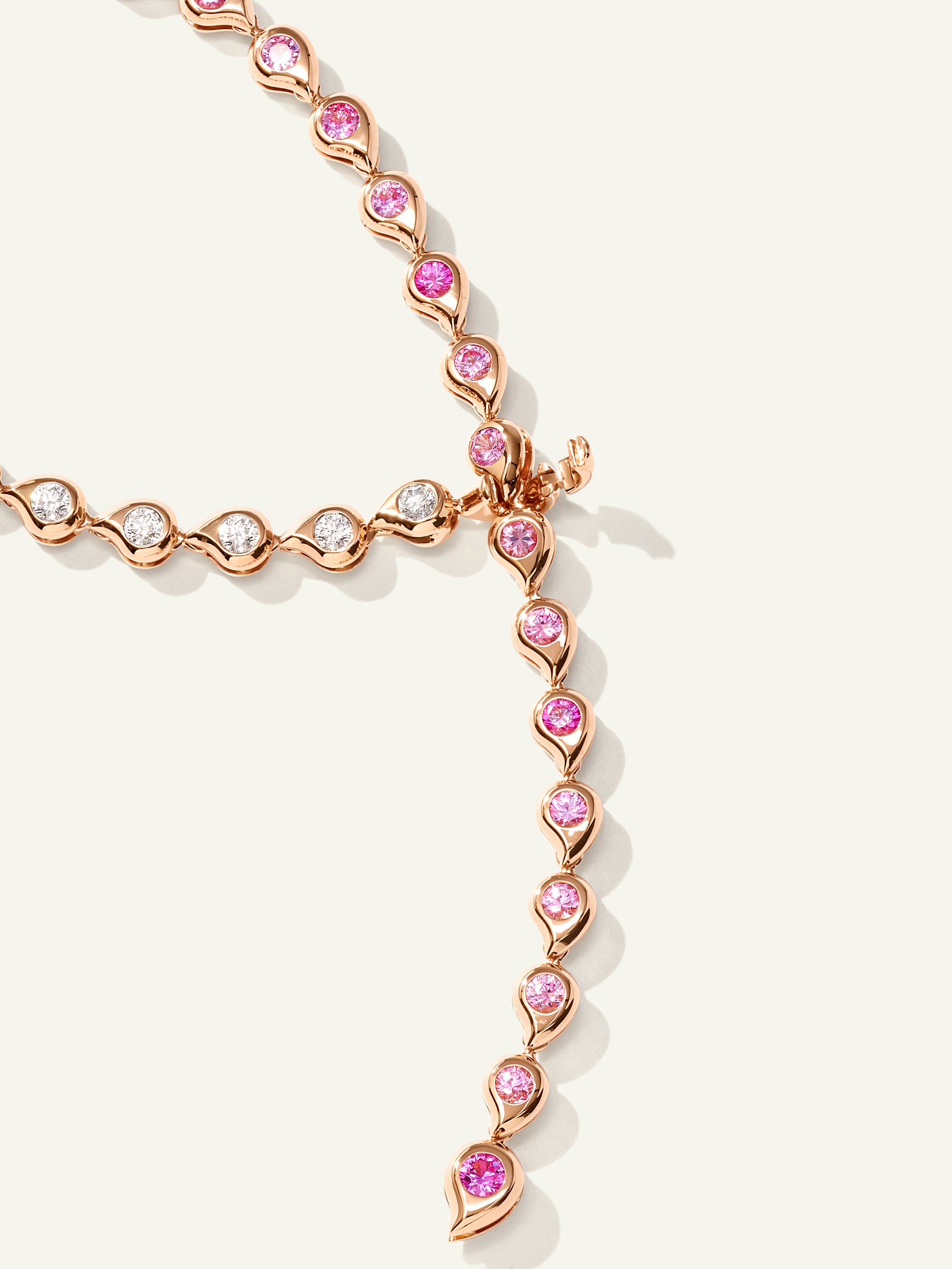SNOWFLAKES Rivière Collier Halskette in ‘Classic' / 'Blush'