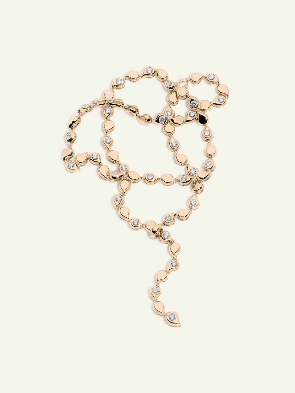 SNOWFLAKES Alternating Rivière Collier Halskette in 'Classic'