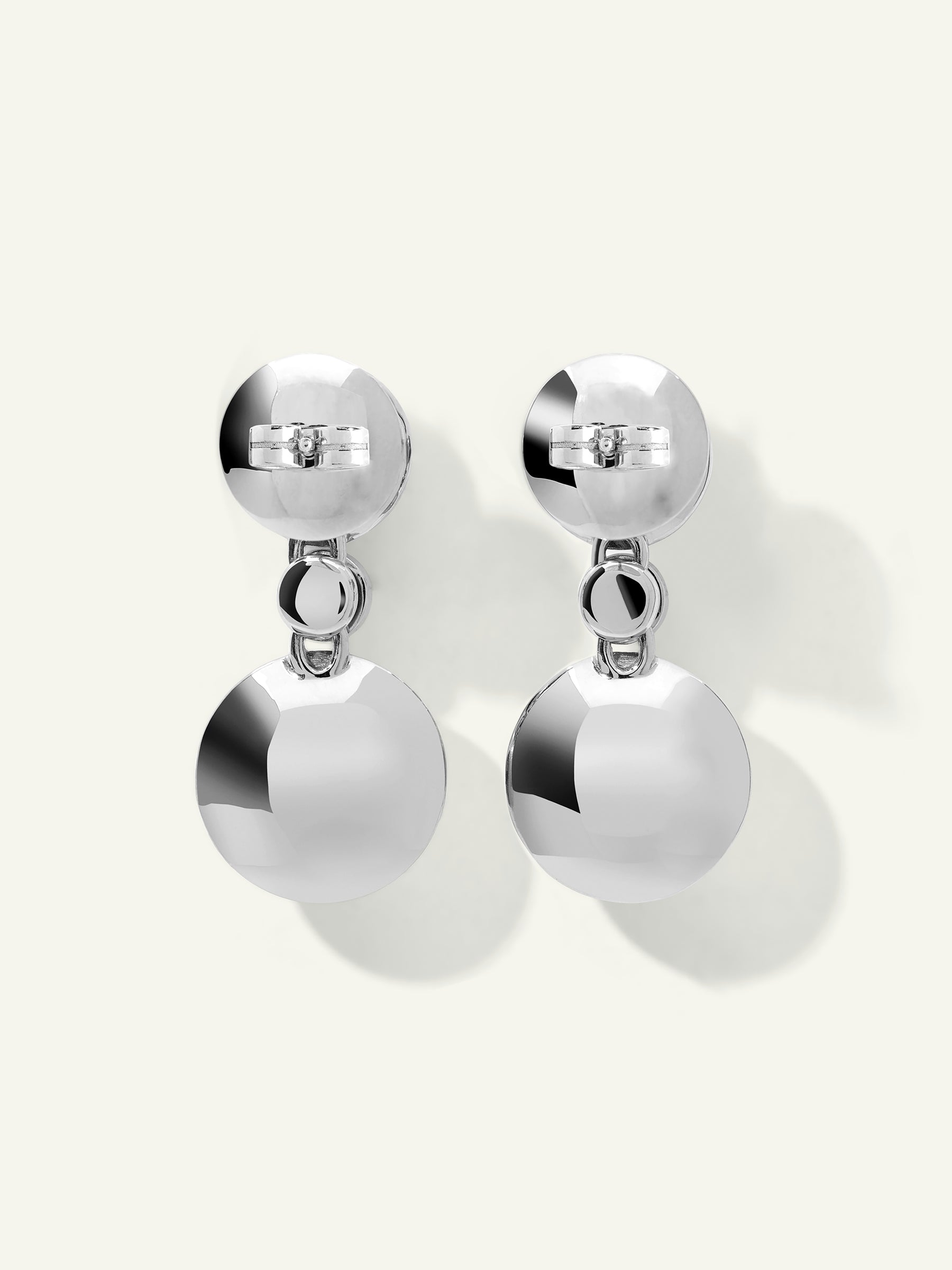 BOUTON 2 Cabochons Ohrringe in 'Ocean' mit Diamanten