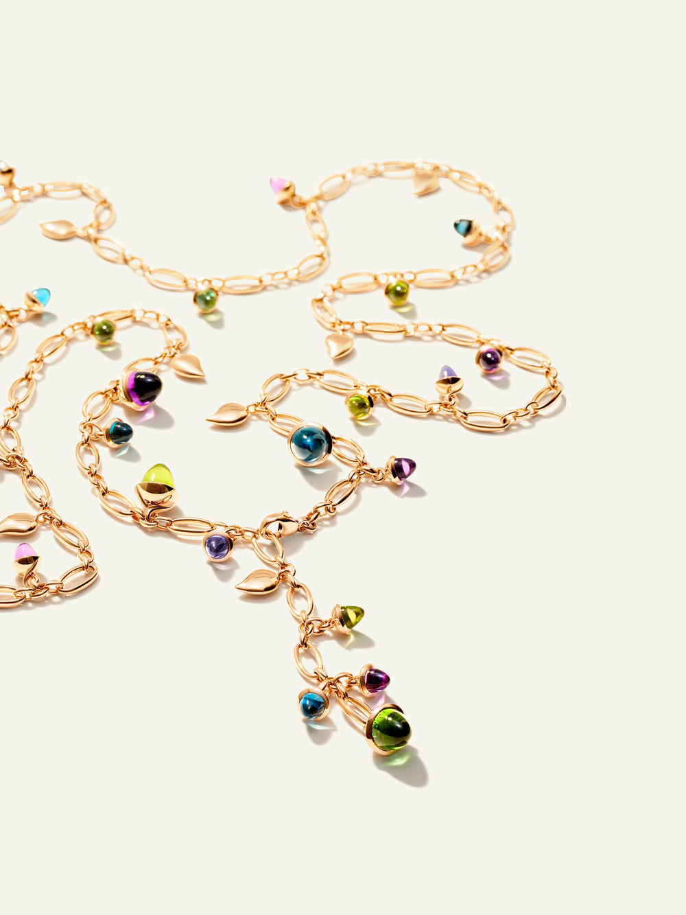 MIKADO Necklace, 100 cm in 'Aurora'