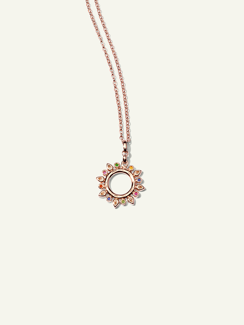 GYPSY Small Sun Pendant in 'Candy'