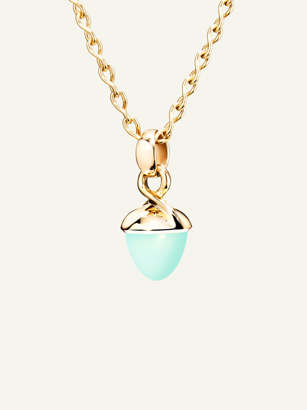 MIKADO Bouquet Pendant with Aqua Chalcedony