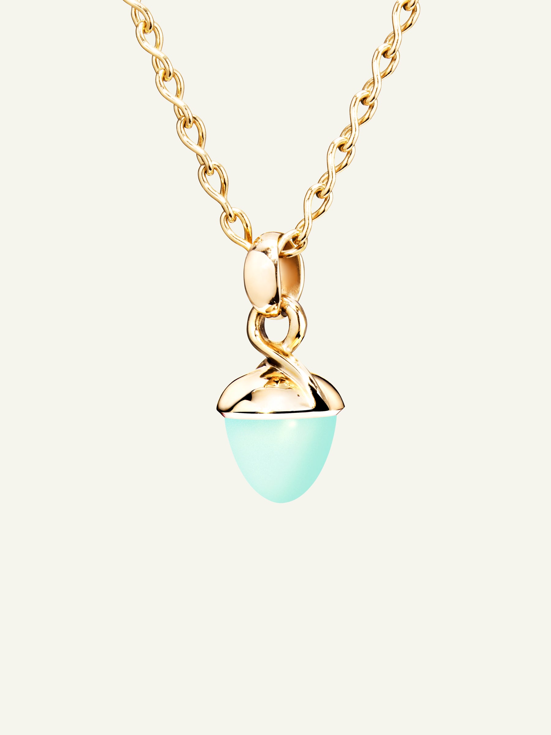 MIKADO Bouquet Pendant with Aqua Chalcedony