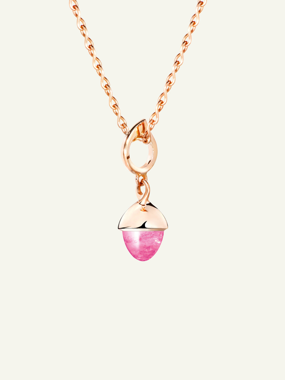 MIKADO Flamenco Pendant with Rose Tourmaline