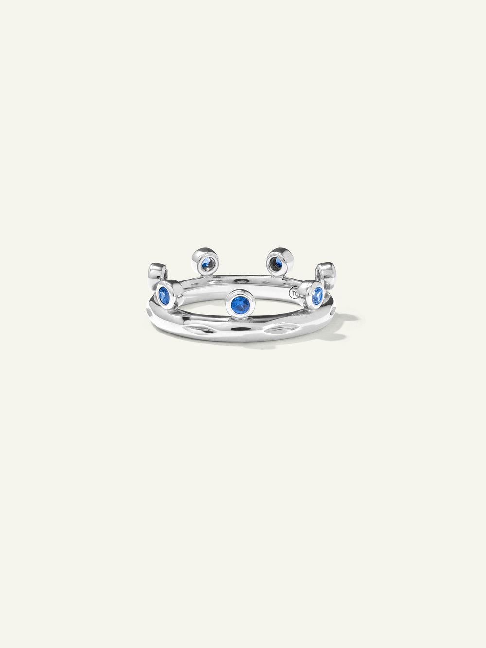 GYPSY Crown Brilliant Cut Ring in 'Ocean'