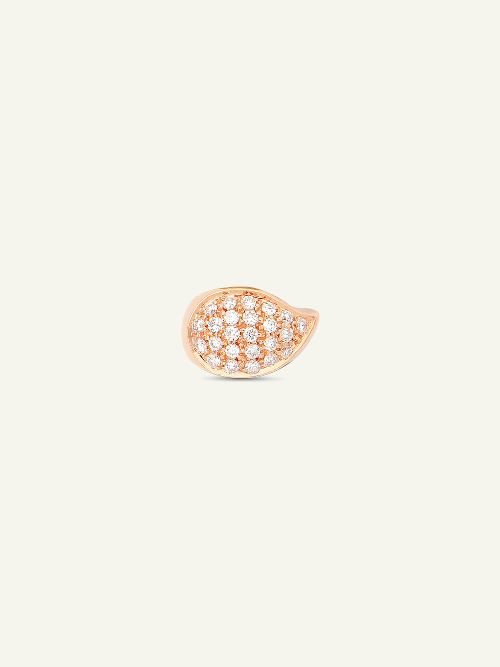 SIGNATURE Drop Clasp Diamond Pavé mit Diamant Pavé