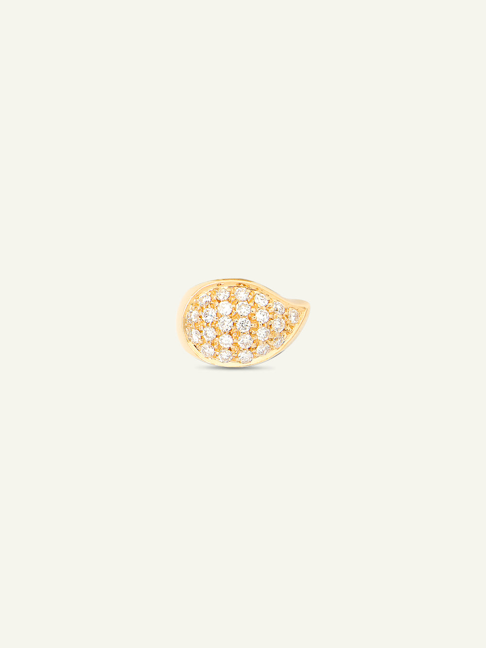 SIGNATURE Drop Clasp Diamond Pavé mit Diamant Pavé