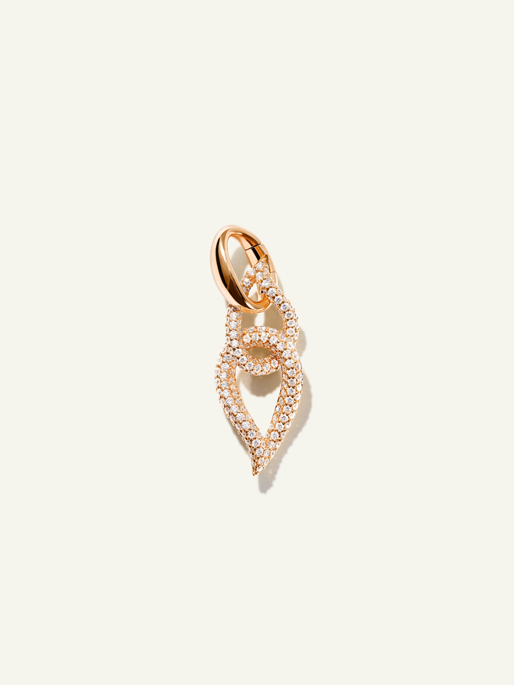A-SIG-DDr-p-rg | Accessory SIGNATURE Double Drop Link with Diamond Pavé