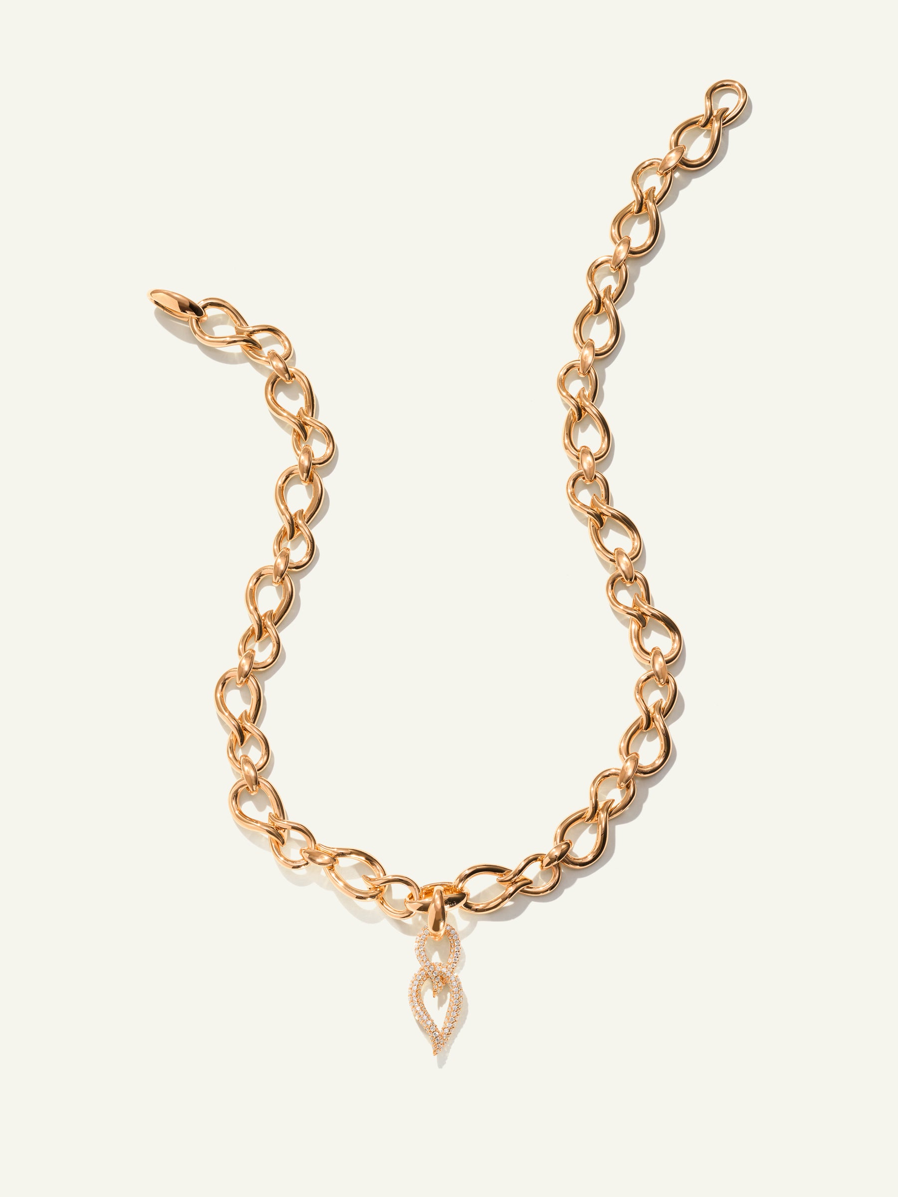 A-SIG-DDr-p-rg | Accessory SIGNATURE Double Drop Link with Diamond Pavé