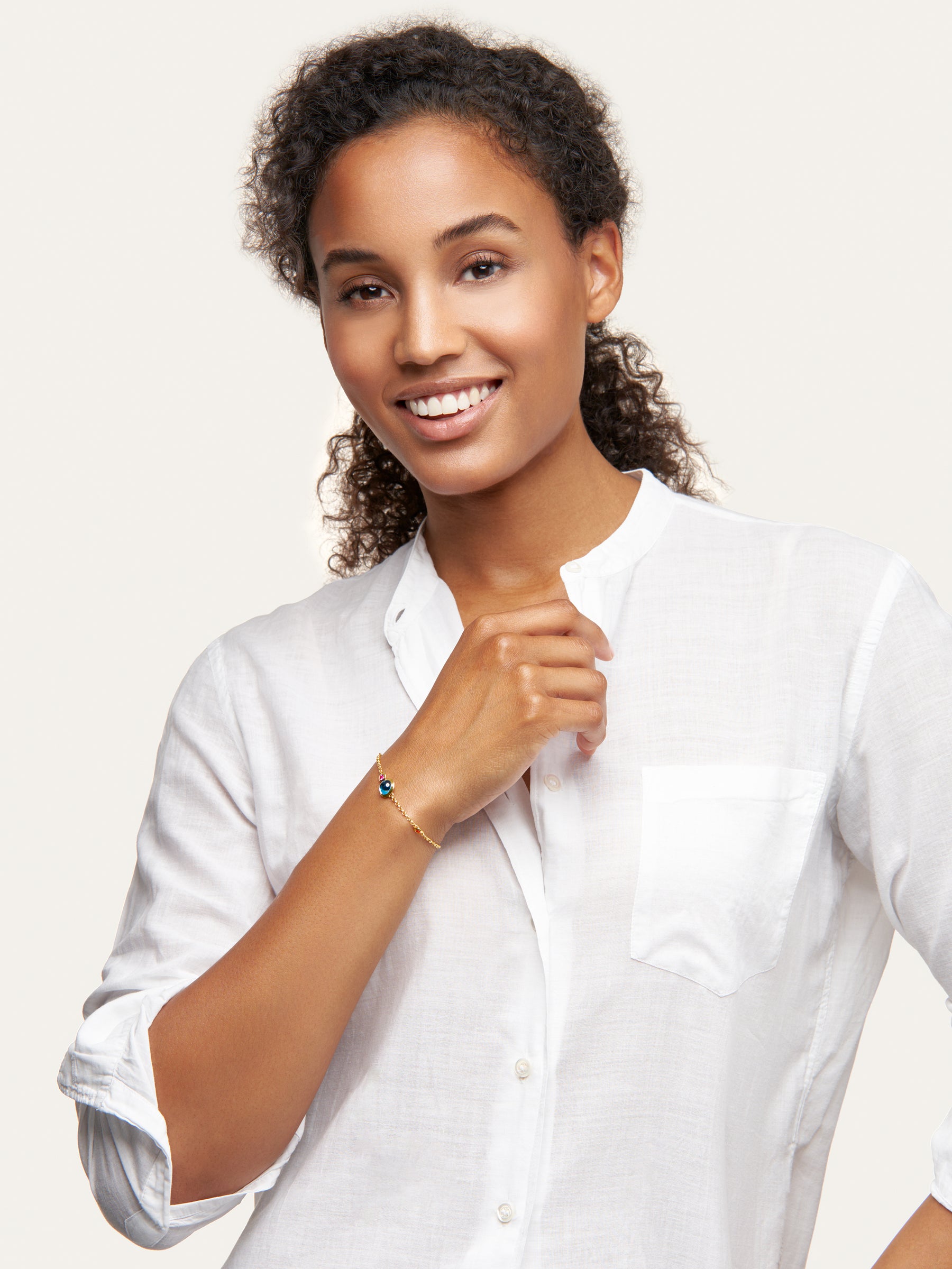 Bracelet BOUTON Mini Chain 'Candy' - small/medium 