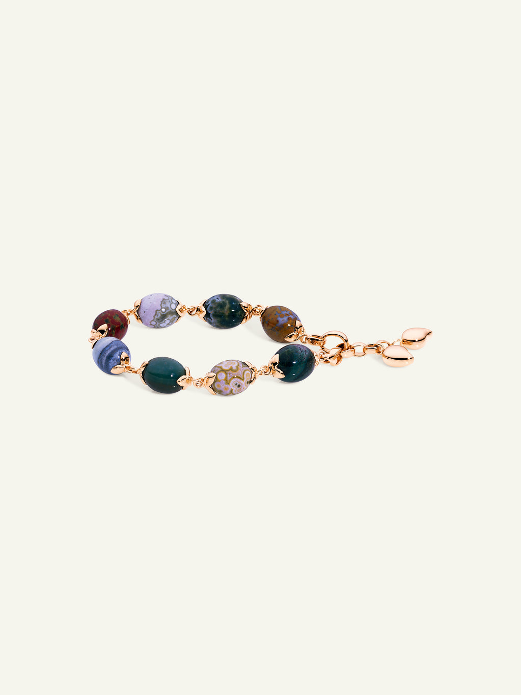 COCONUT Small Link Version Bracelet with Ocean Jasper