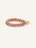 B-HG-WB-rg | HOURGLASS Bracelet in 'Wildberry'