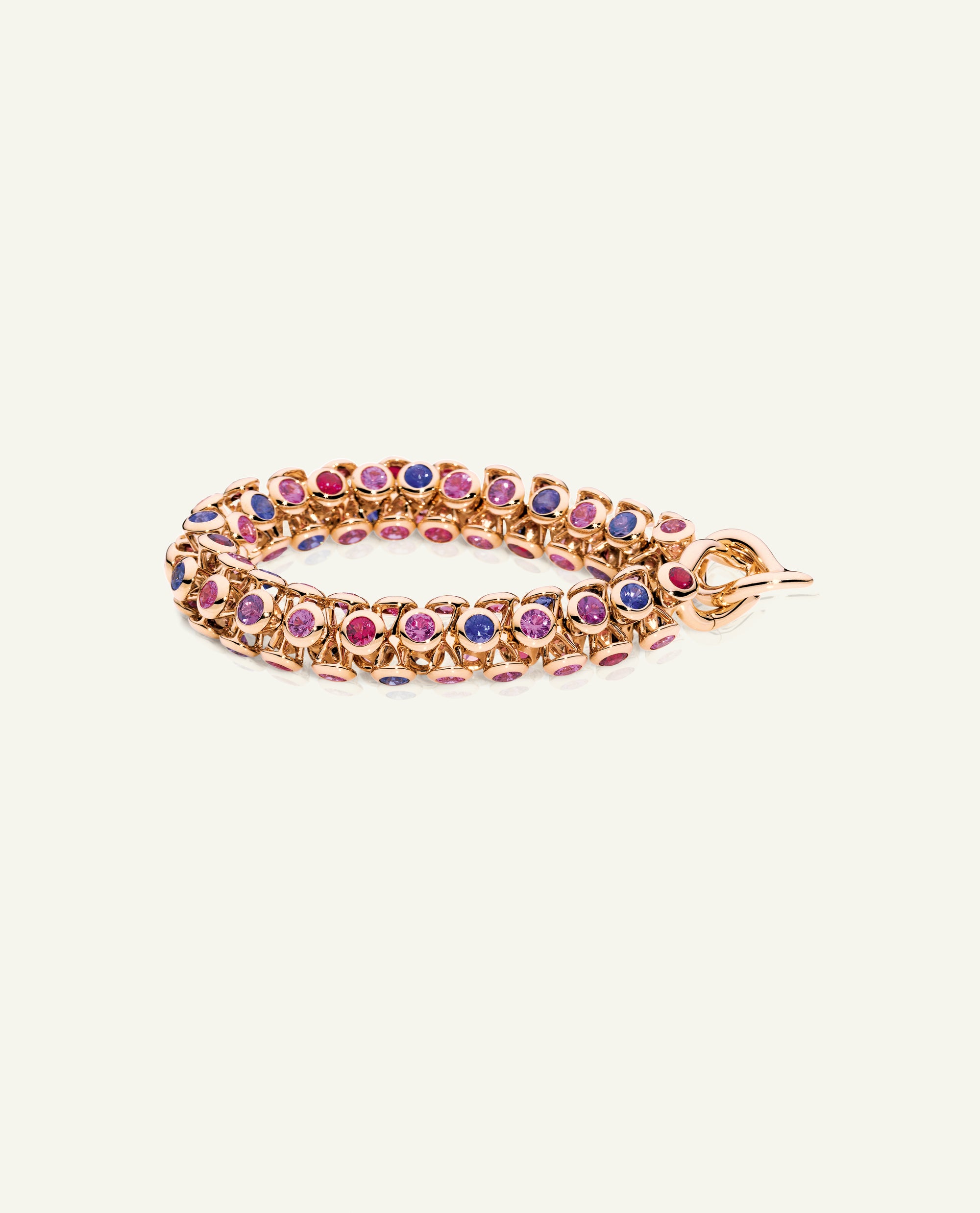 B-HG-WB-rg | HOURGLASS Bracelet in 'Wildberry'