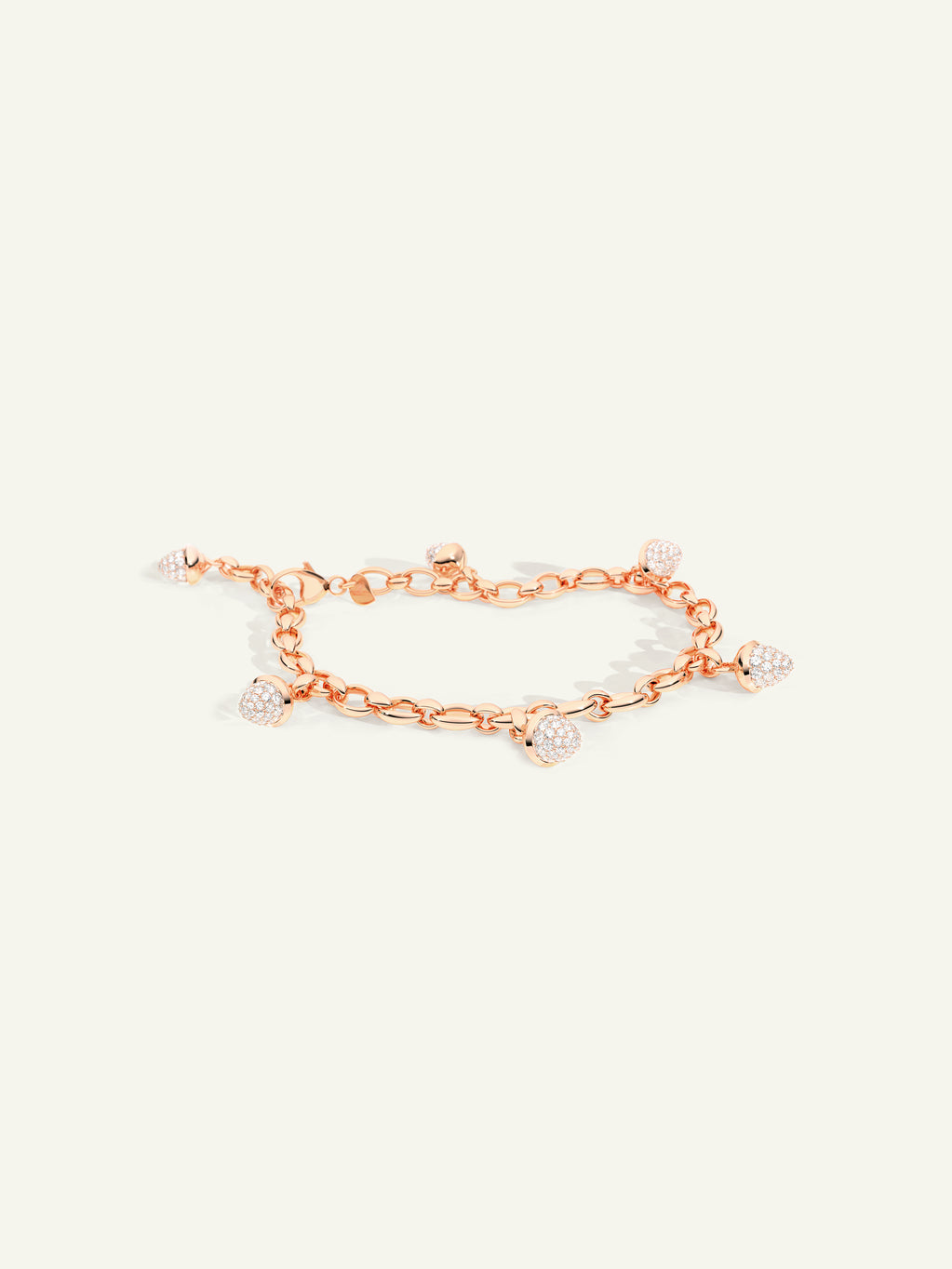 MIKADO Charm Armband mit Diamant Pavé