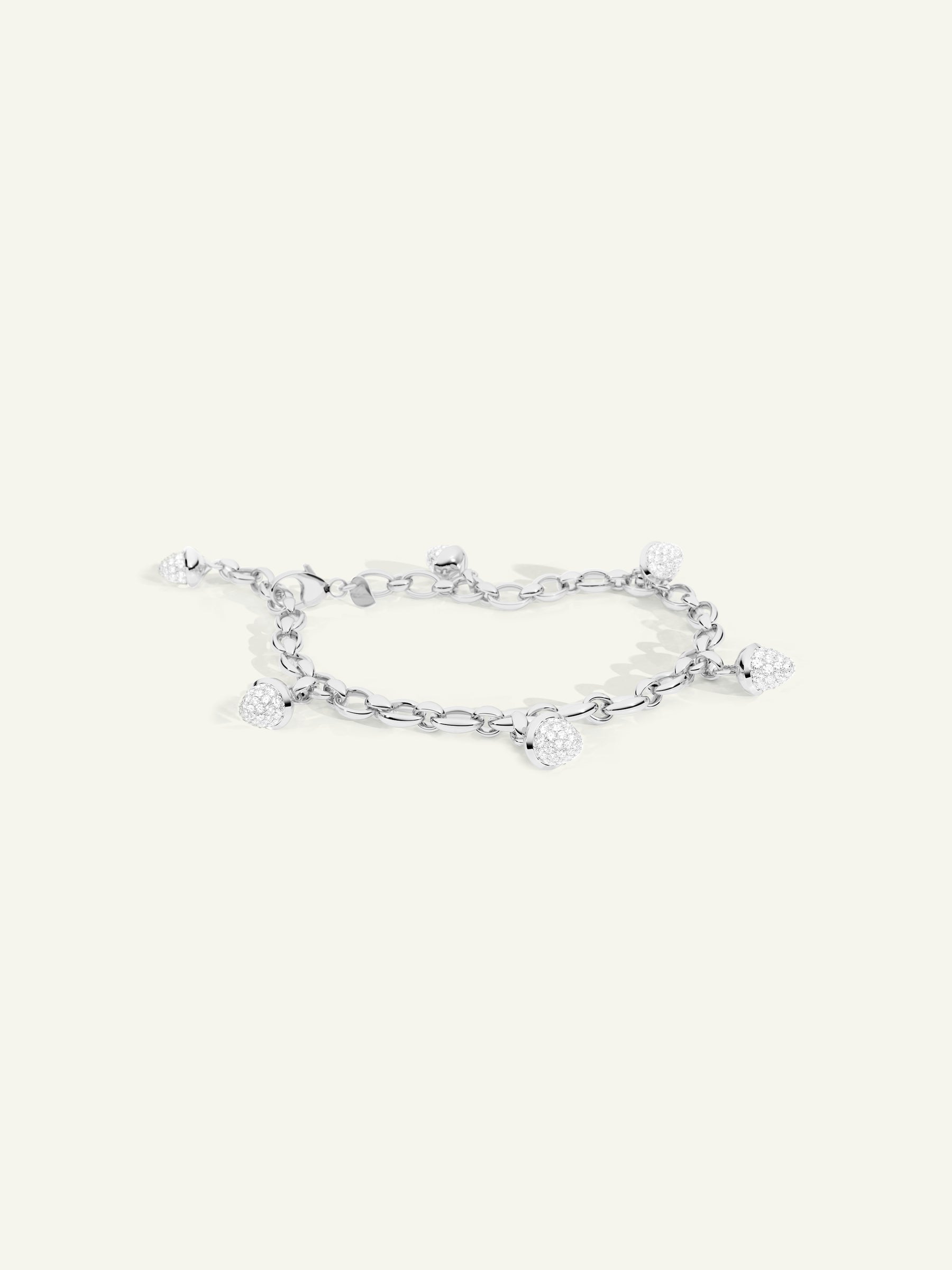 MIKADO Charm Armband mit Diamant Pavé