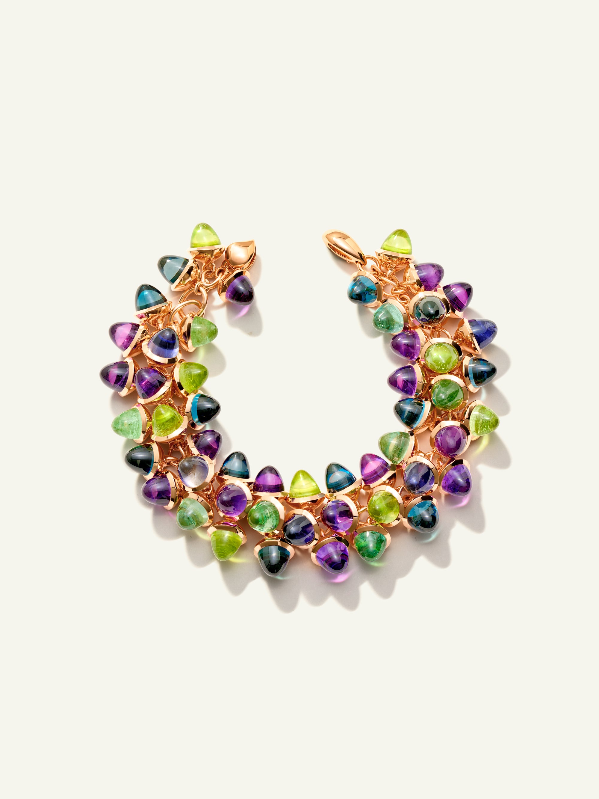 B-MFL-Aur-rg | MIKADO Flamenco Bracelet in 'Aurora'