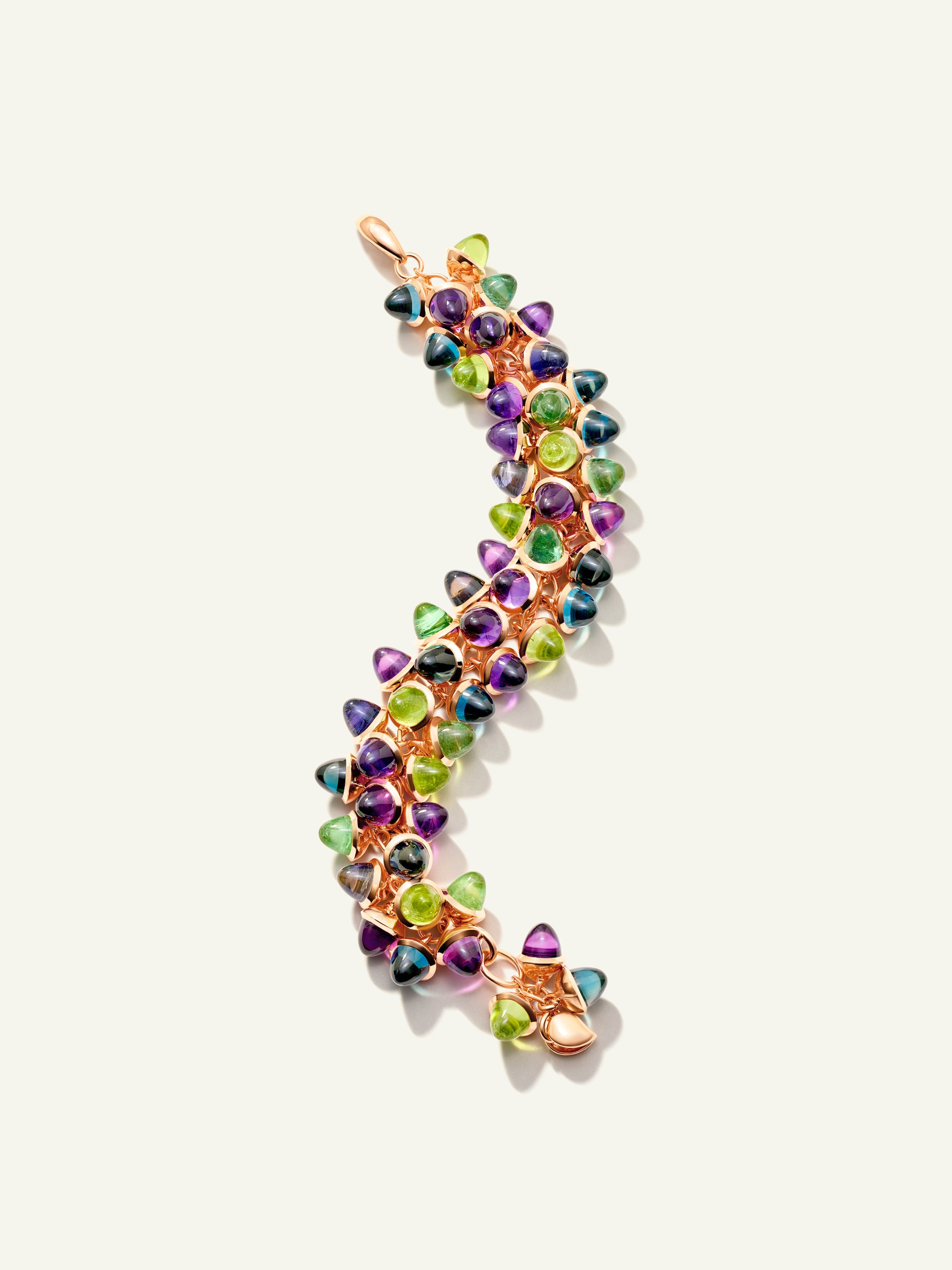 B-MFL-Aur-rg | MIKADO Flamenco Bracelet in 'Aurora'