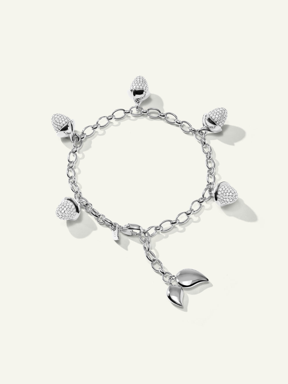 Bracelet MIKADO Flamenco Charm Diamond Pavé Diamant Pavé