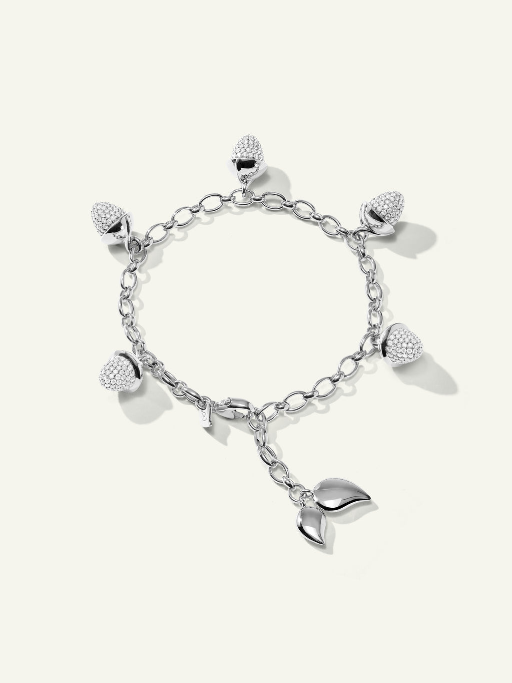 Bracelet MIKADO Flamenco Charm Diamond Pavé Diamant Pavé