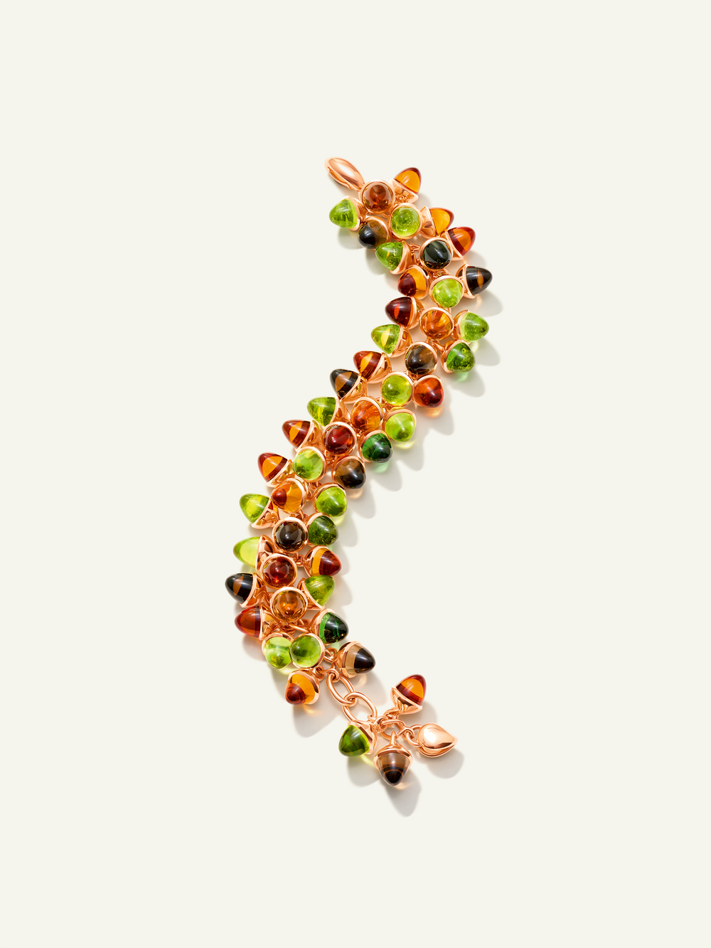B-MFL-IS-rg | MIKADO Flamenco Bracelet in 'Indian Summer'