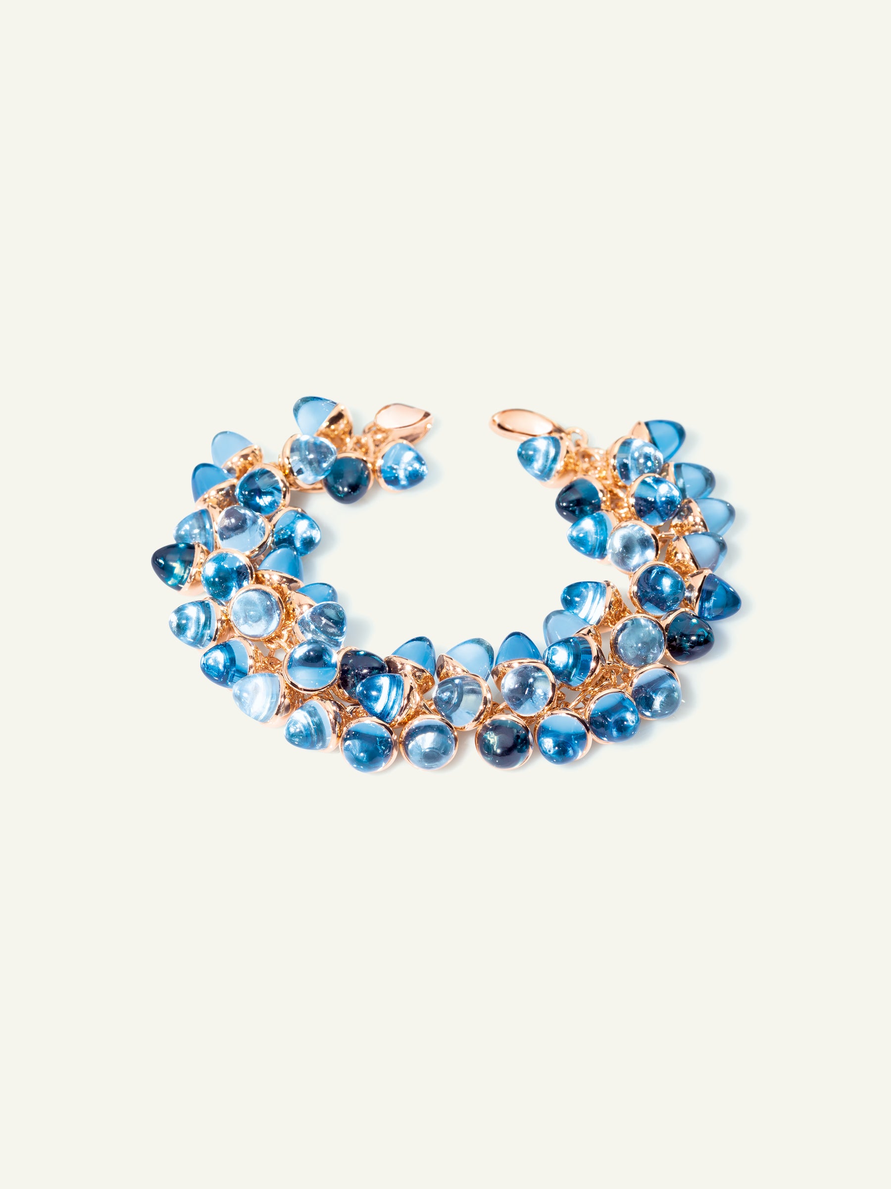 B-MFL-Sky-rg | MIKADO Flamenco Bracelet in 'Sky'