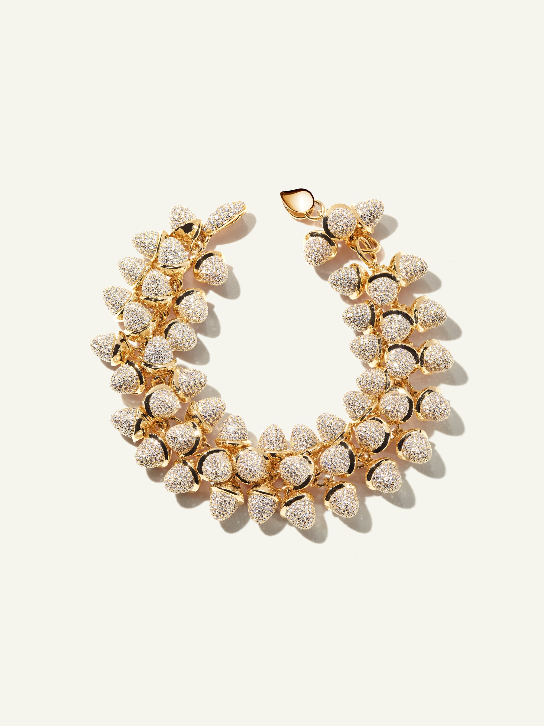 MIKADO Flamenco Armband mit Diamond Pavé