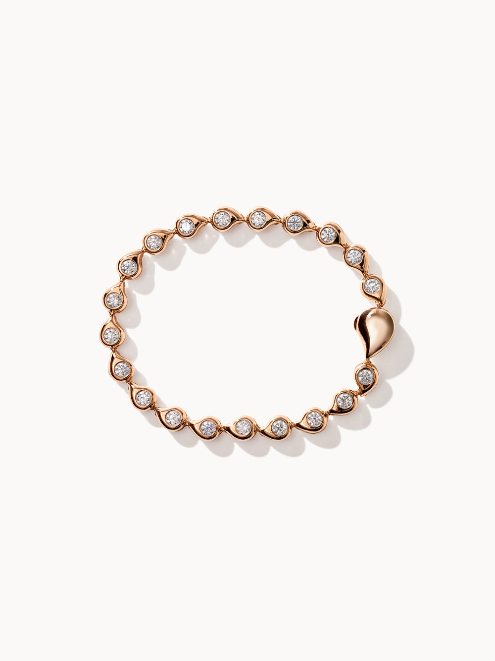 SNOWFLAKES Rivière Bracelet in 'Blush'