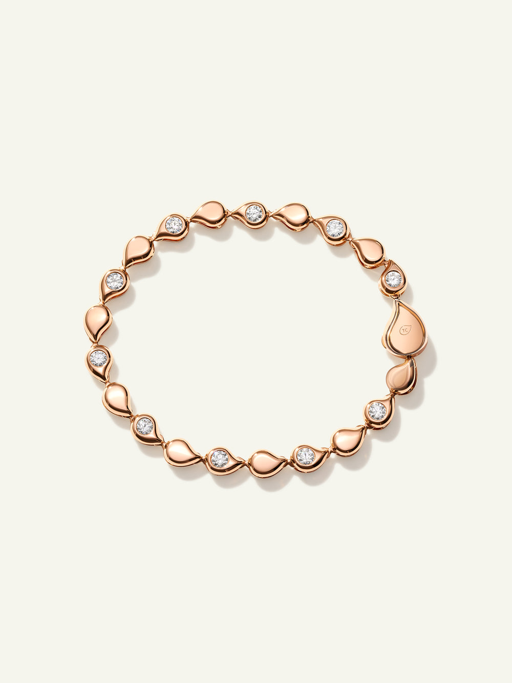 SNOWFLAKES Alternating Rivière Armband mit Diamanten