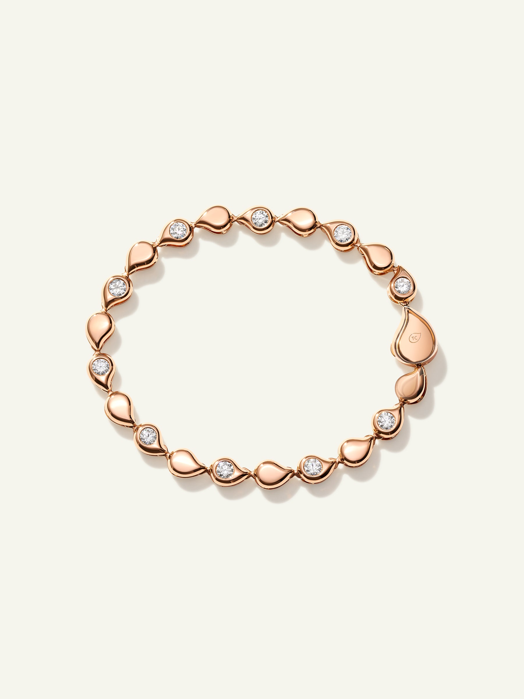 SNOWFLAKES Alternating Rivière Armband mit Diamanten