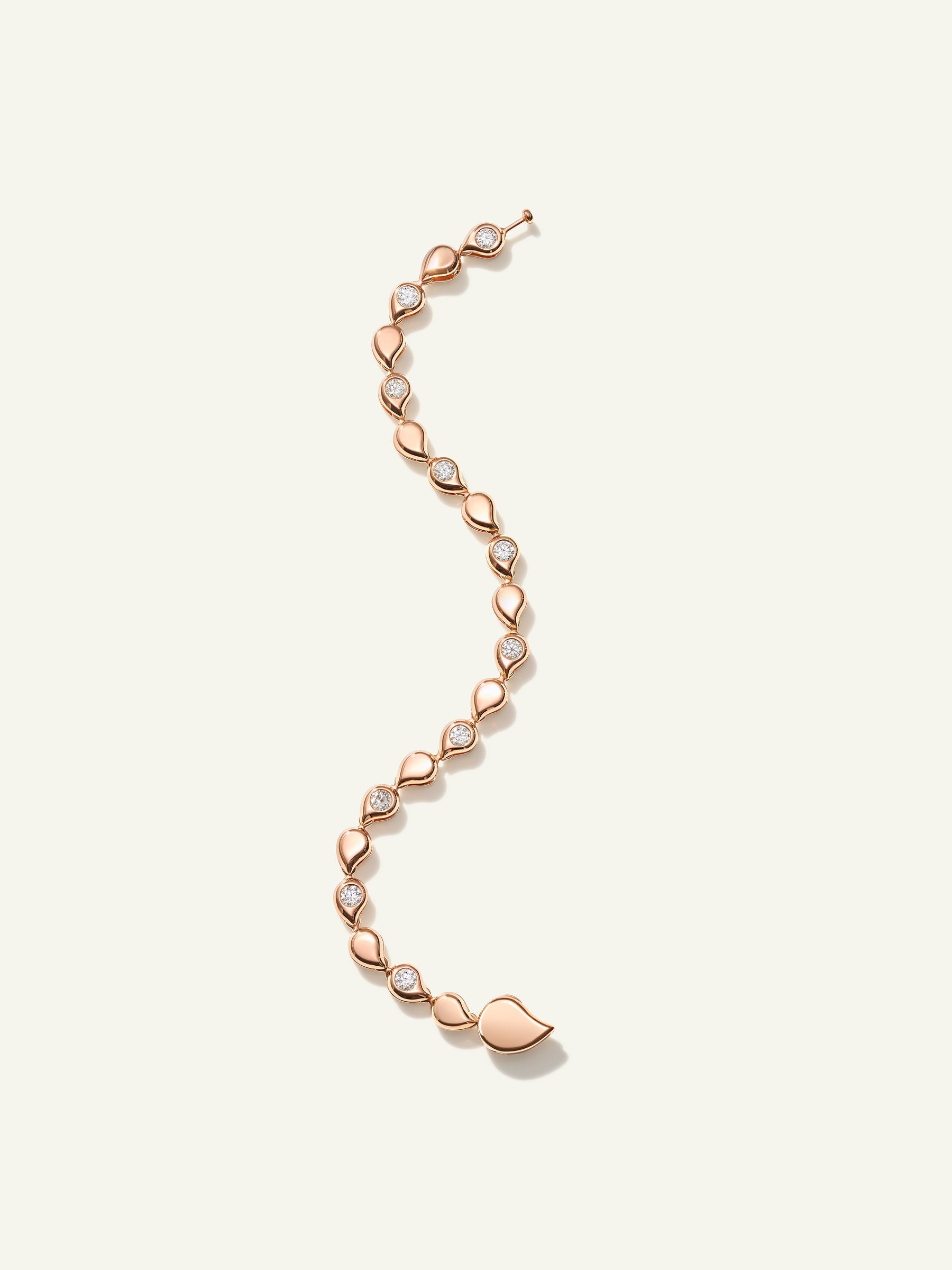 SNOWFLAKES Alternating Rivière Armband mit Diamanten