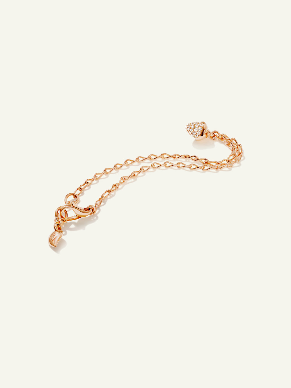 B-mMC-c-p-rg | Bracelet MiniMIKADO with Diamond Pavé