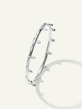 GYPSY Drop Armreif, 17 cm Weiße Diamanten