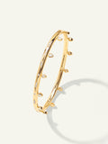 GYPSY Drop Armreif, 17 cm Weiße Diamanten