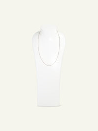 Chain BELCHER, 2,0 mm, 60 cm 18K white gold