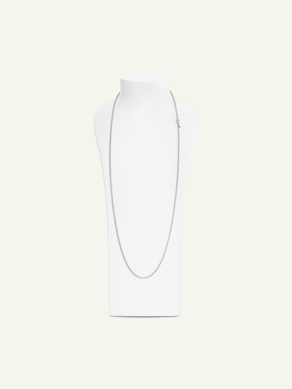 Chain BELCHER, 2,8 mm, 90 cm 18K Weißgold