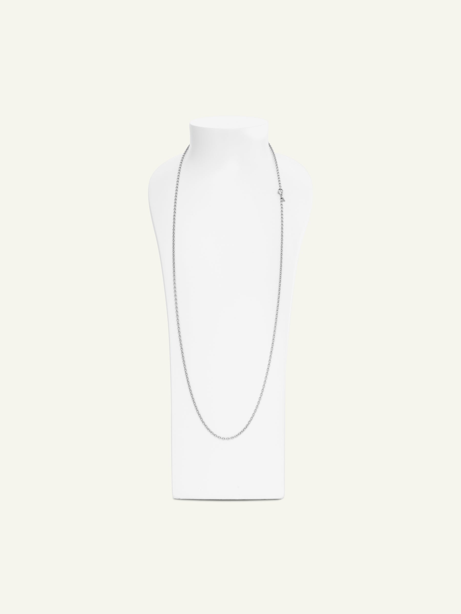 Chain BELCHER, 2,8 mm, 90 cm 18K Weißgold