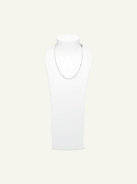 CHAIN Eight 2 mm, 51 cm 18K white gold