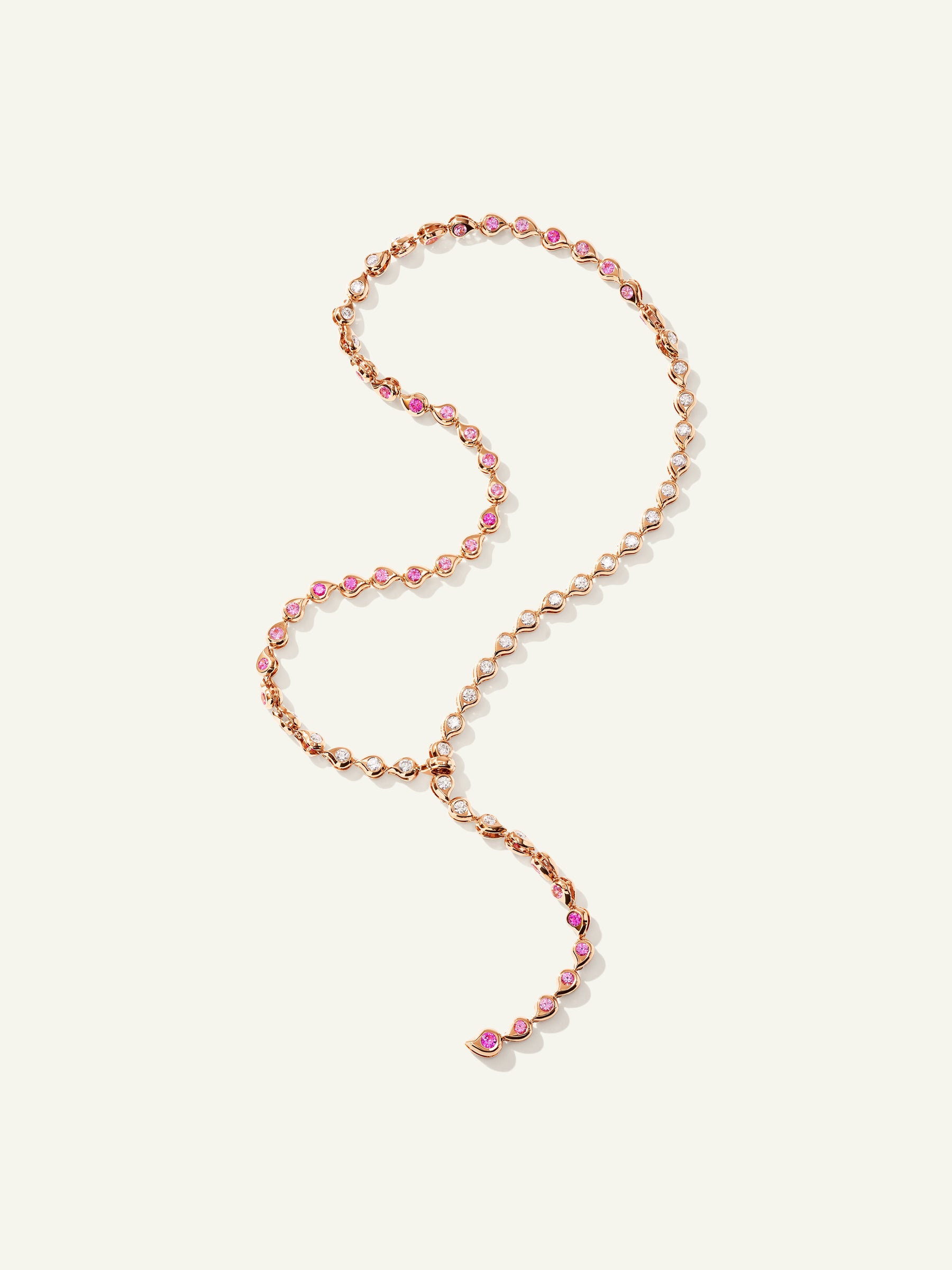 SNOWFLAKES Rivière Collier Necklace in ‘Classic' / 'Blush'