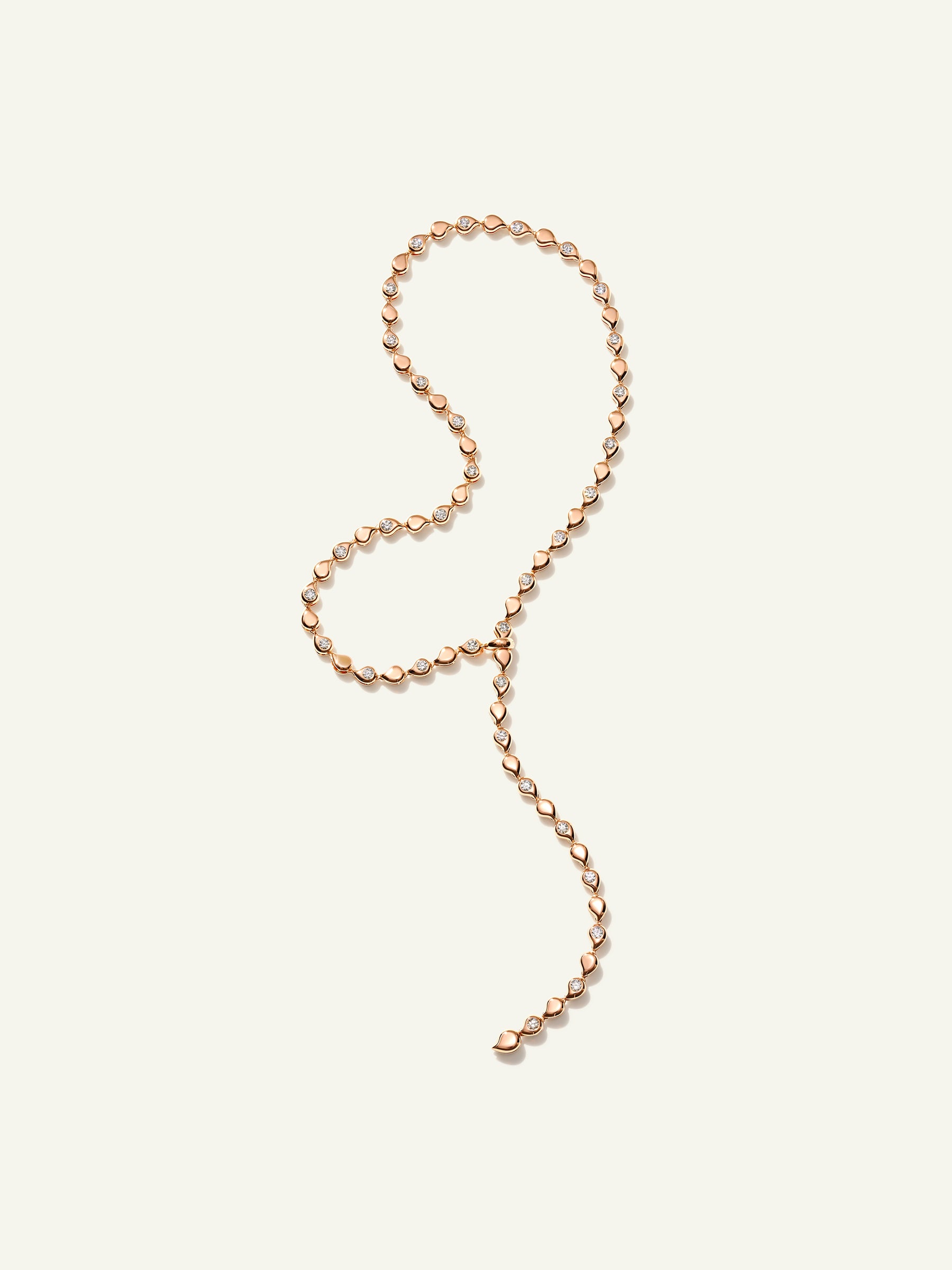 SNOWFLAKES Alternating Rivière Collier Necklace in ‘Classic’
