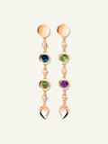 E-BOU-3-Aur-Cl-rg | BOUTON Long Earrings in 'Aurora' with White Diamonds