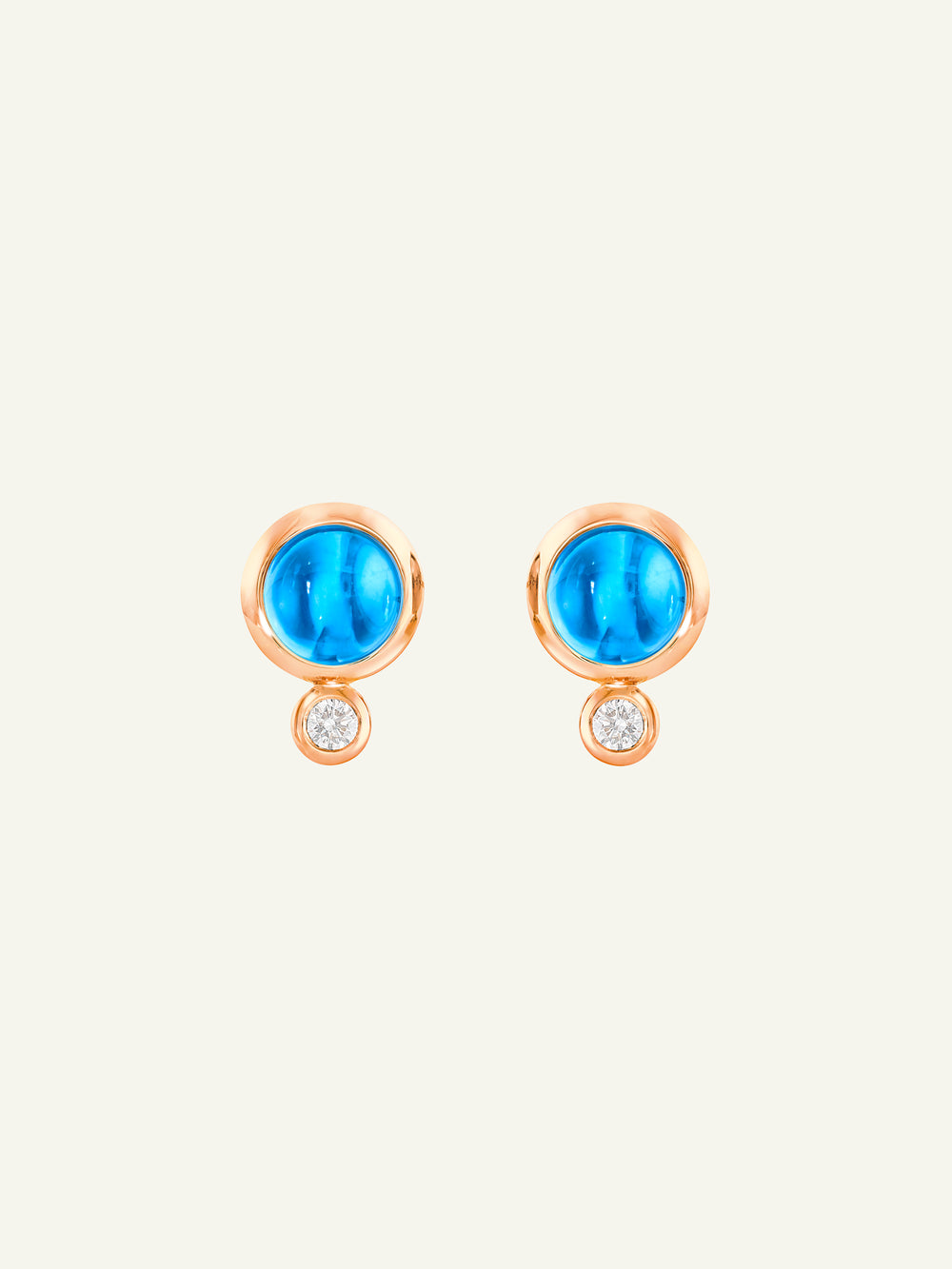 Earrings BOUTON Swiss Topaz / Classic Swiss Topaz