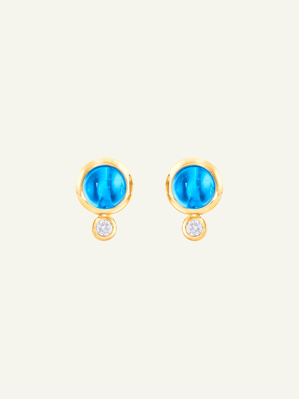Earrings BOUTON Swiss Topaz / Classic Swiss Topaz