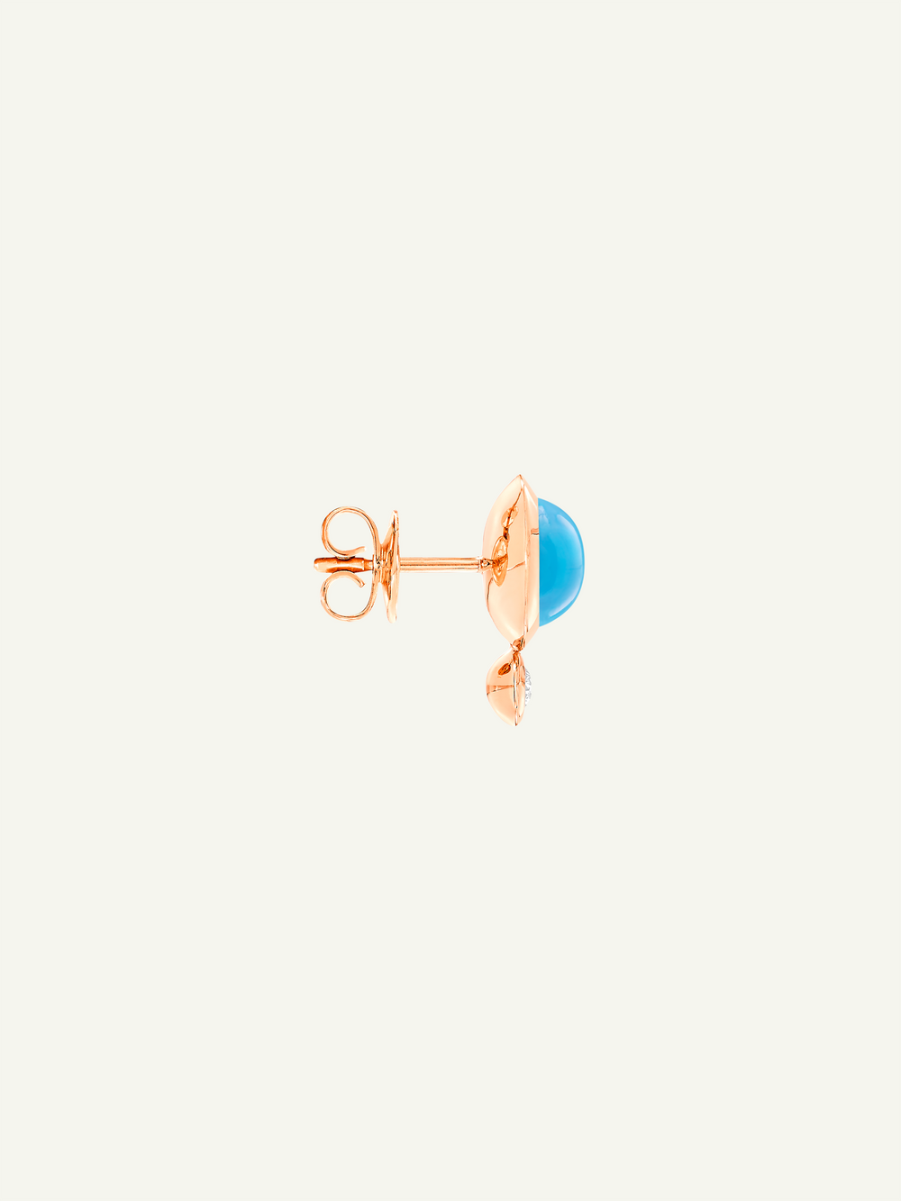 Earrings BOUTON Turquoise / Classic Turquoise