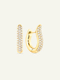 SIGNATURE Hoop Ohrringe mit Diamant Pavé