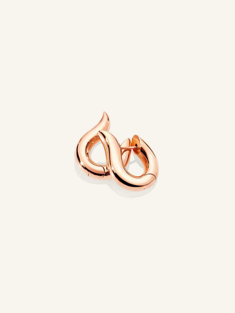 E-Ho-s-rg | SIGNATURE Hoop Earrings in 18K Rose Gold