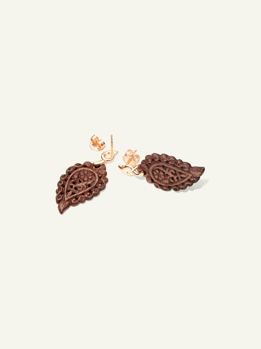 INDIA Ohrringe mit Snakewood