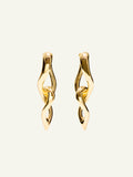 SIGNATURE Twisted 2 Drop Hoop Earrings