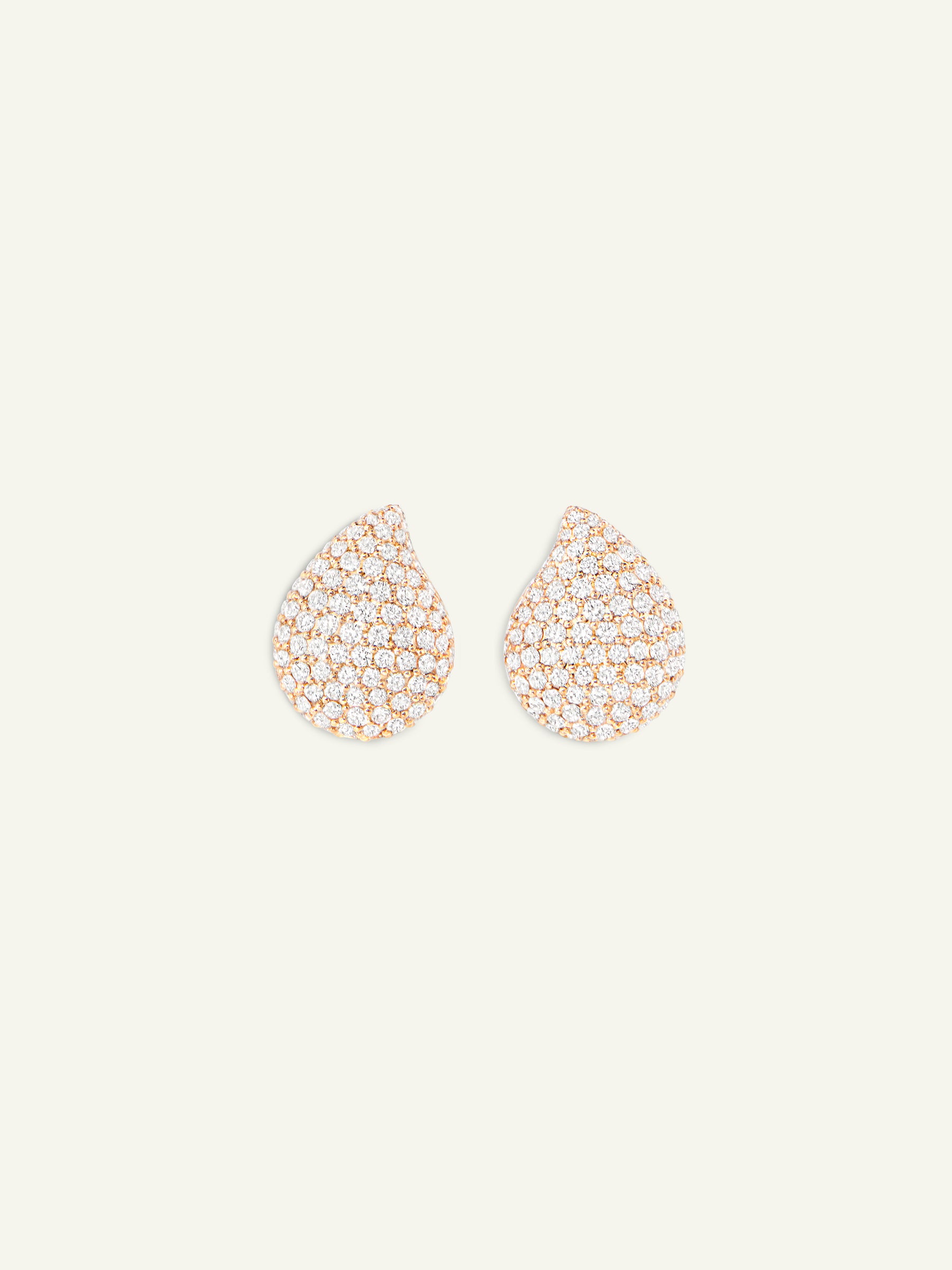 E-Sig-l-p-rg | Earrings SIGNATURE large Diamond Pavé