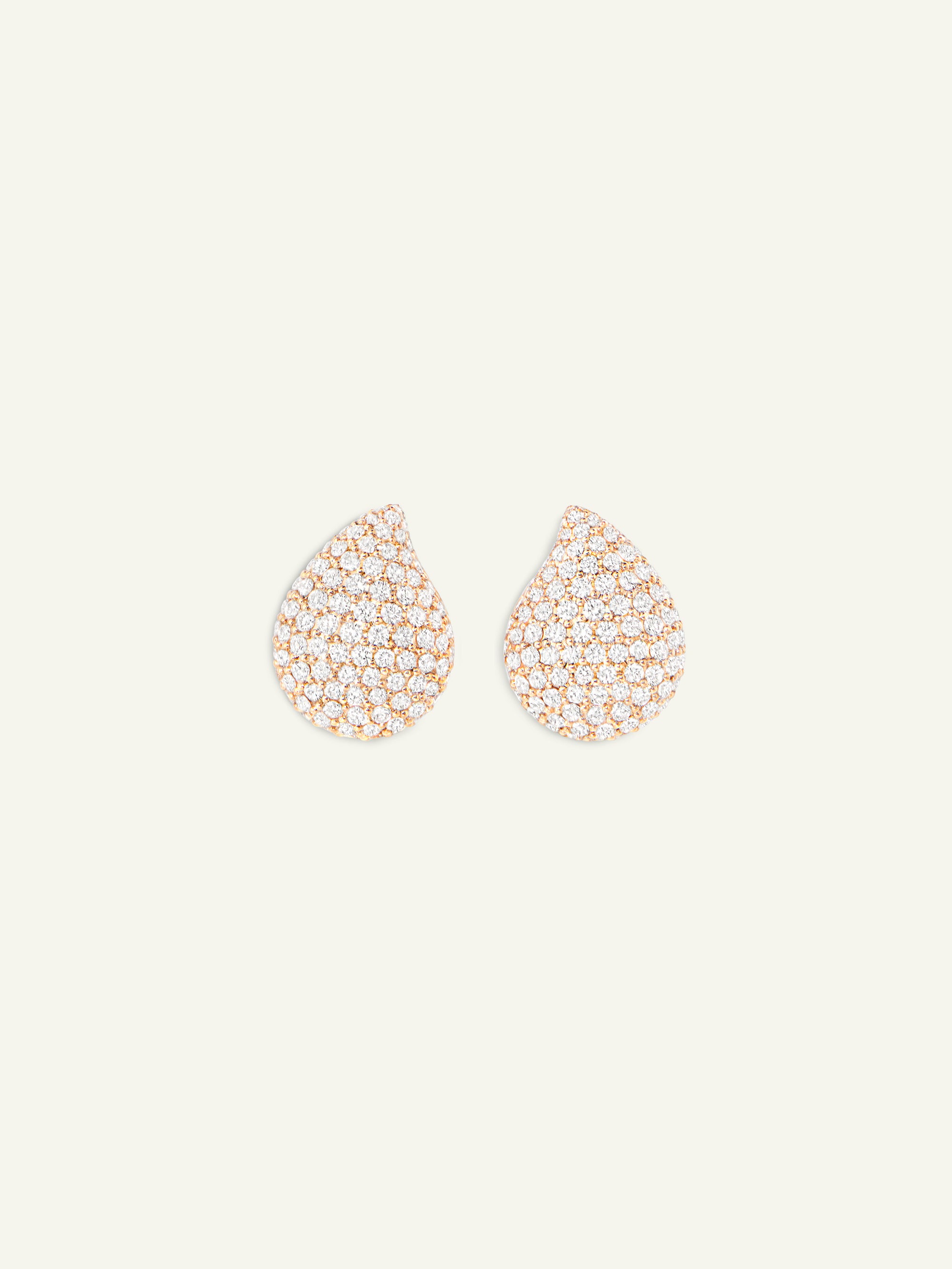 E-Sig-l-p-rg | Earrings SIGNATURE large Diamond Pavé